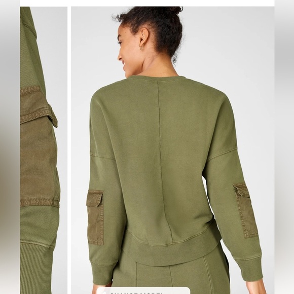 Fabletics Pearl Sweatshirt in Avacado - Picture 7 of 7